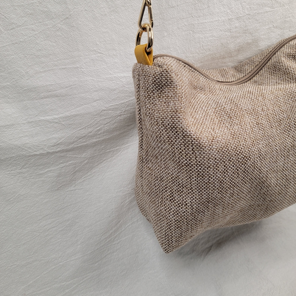 Stylish Tan and Yellow Women's Bag - Picture 3 of 7